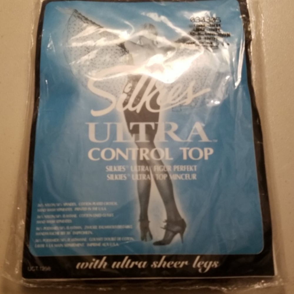 Silkies Ultra Control Top Large Taupe Sheer Legs